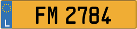 Truck License Plate